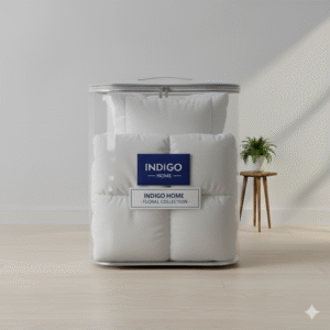 Double Bed Comforter Set White