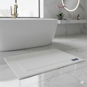 White Bathmat